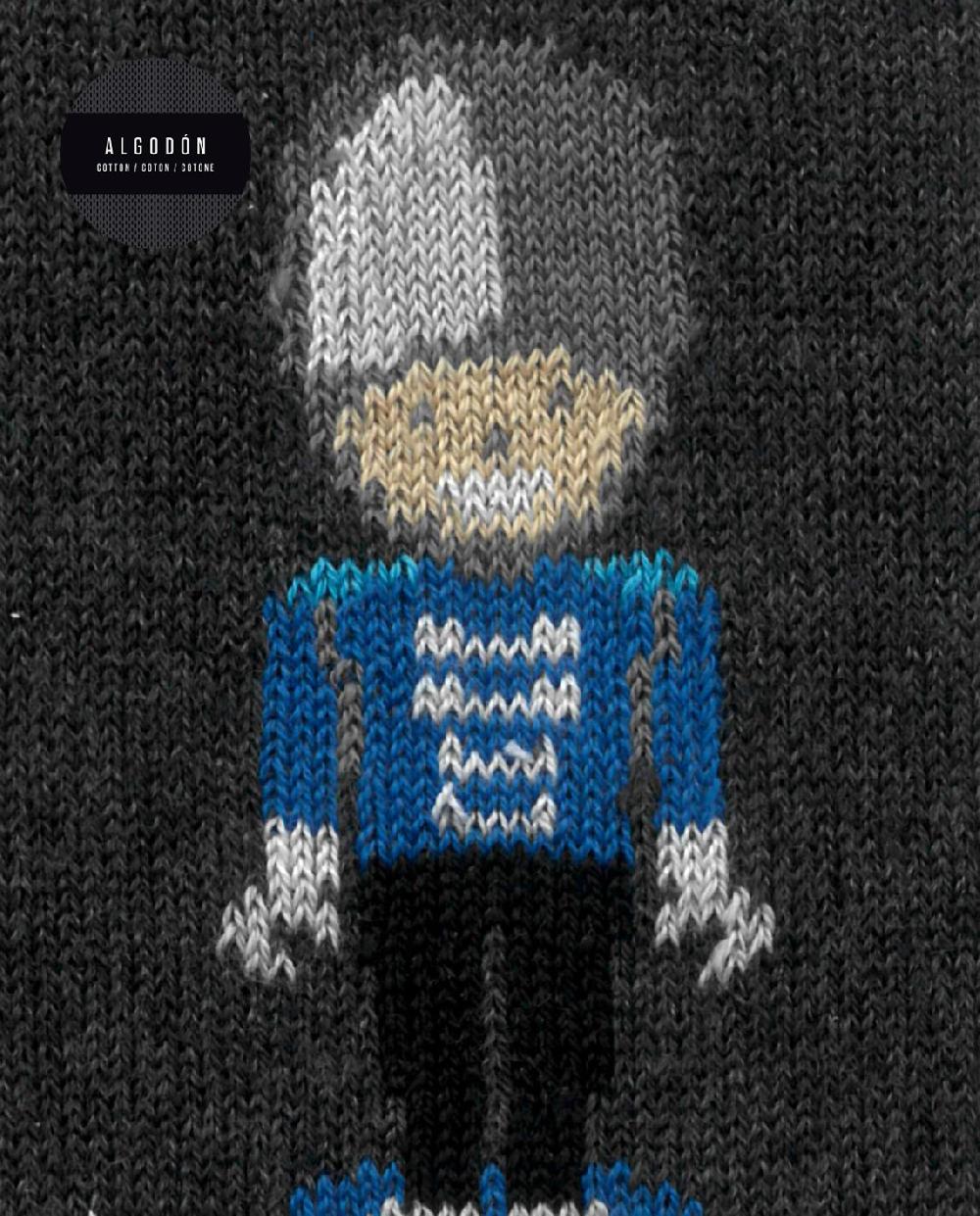 Punto Blanco Calcetines De Algodón - Soldado De Plomo