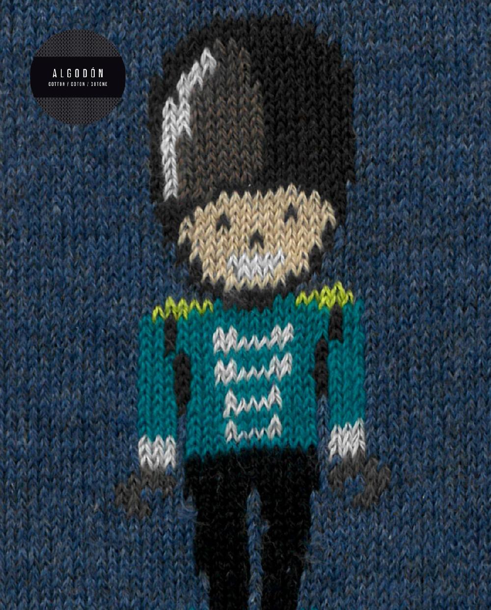 Punto Blanco Calcetines De Algodón - Soldado De Plomo