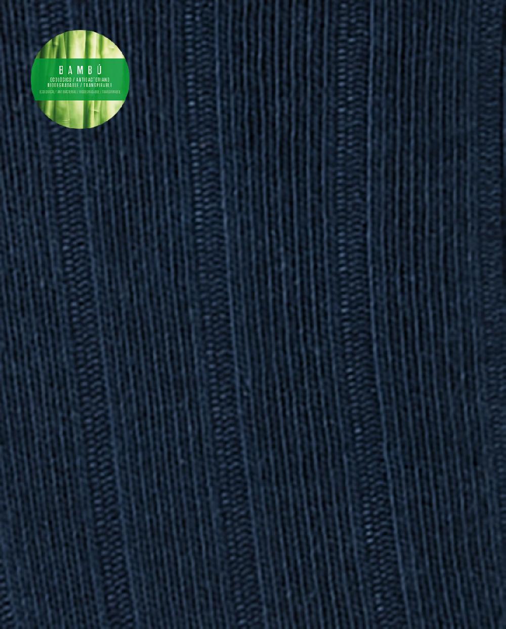 Punto Blanco Calcetines De Bambú De Canalé - Puño Antipresión