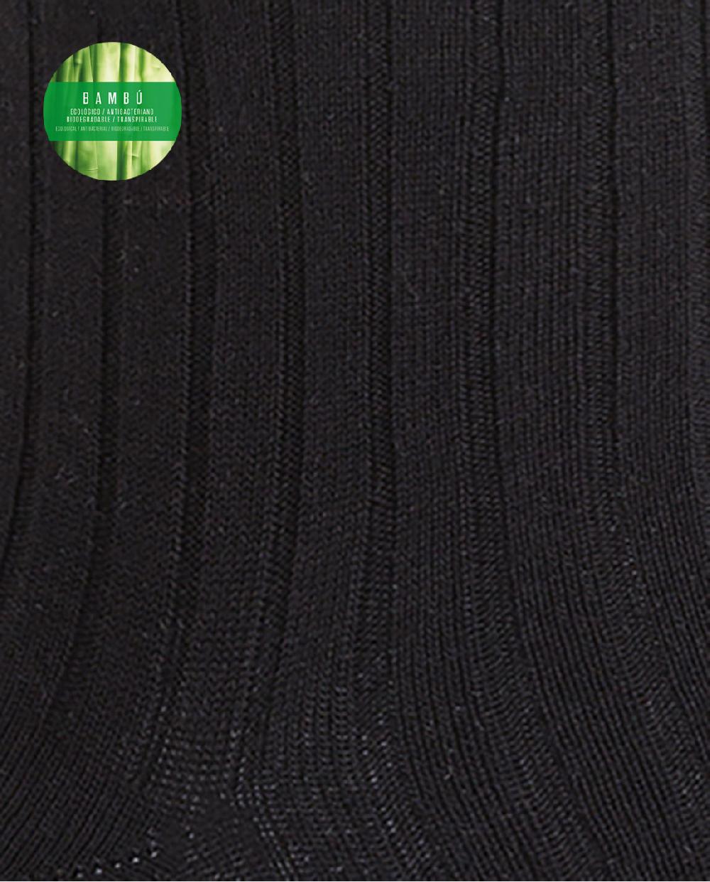 Punto Blanco Calcetines De Bambú De Canalé - Puño No Aprieta