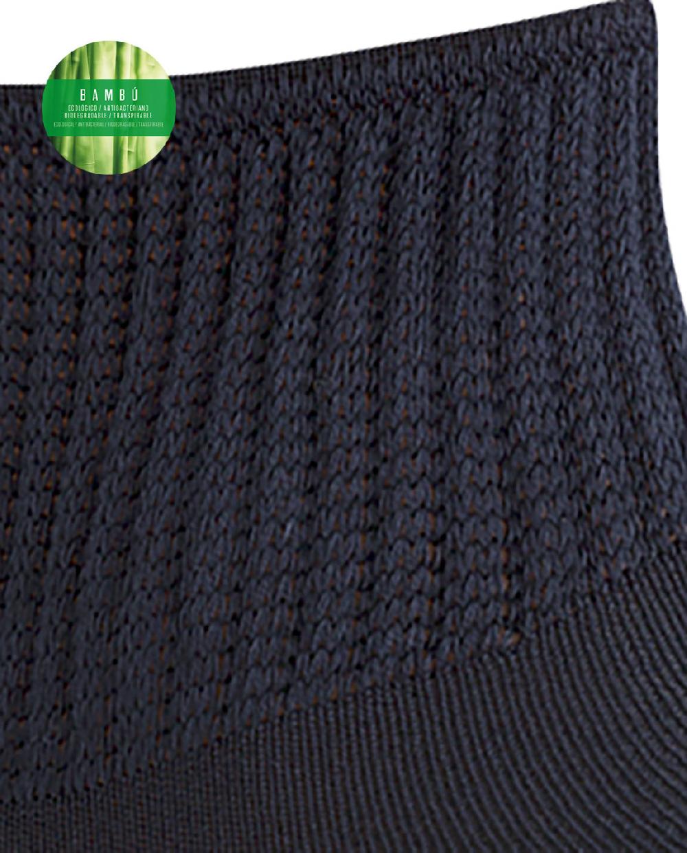 Punto Blanco Calcetines De Bambú Y Viscosa Con Puño Canalé