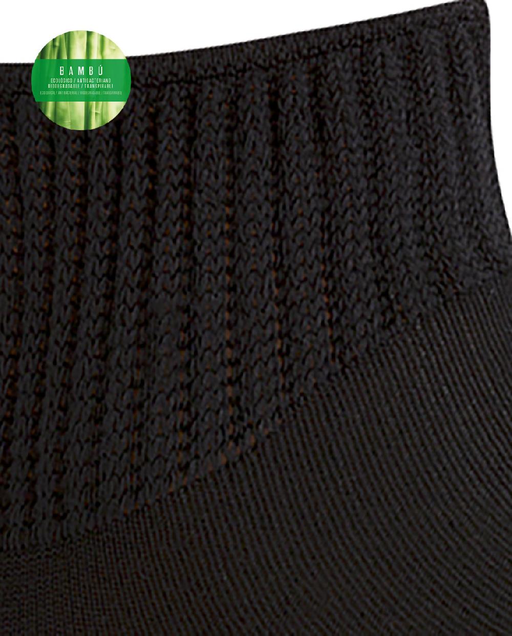 Punto Blanco Calcetines De Bambú Y Viscosa Con Puño Canalé