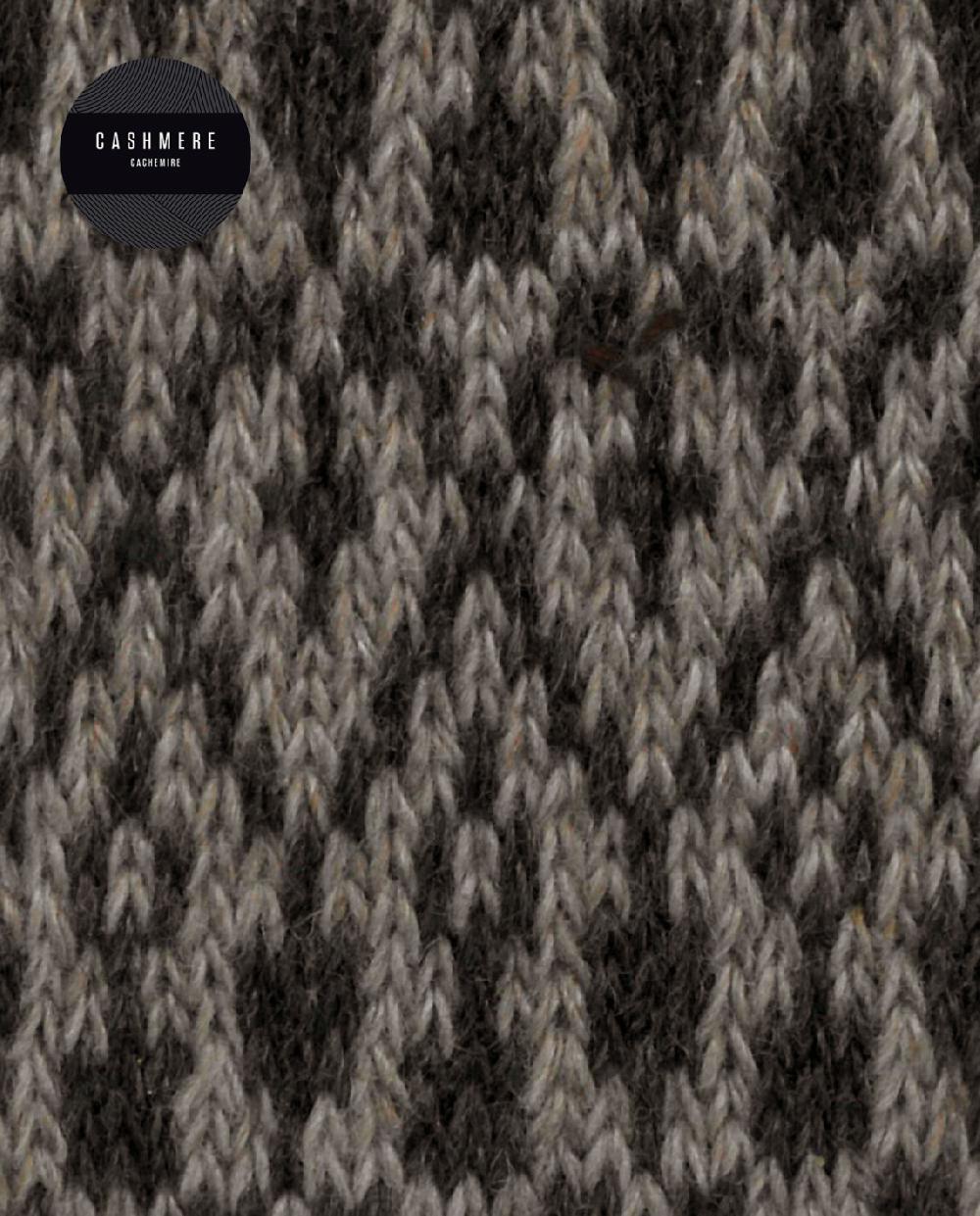 Punto Blanco Calcetines De Cashmere/lana - Cenefa Bicolor