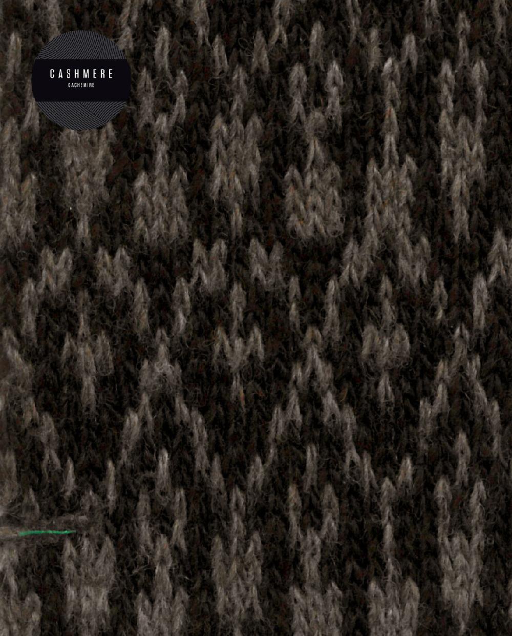 Punto Blanco Calcetines De Cashmere/lana - Cenefa Bicolor