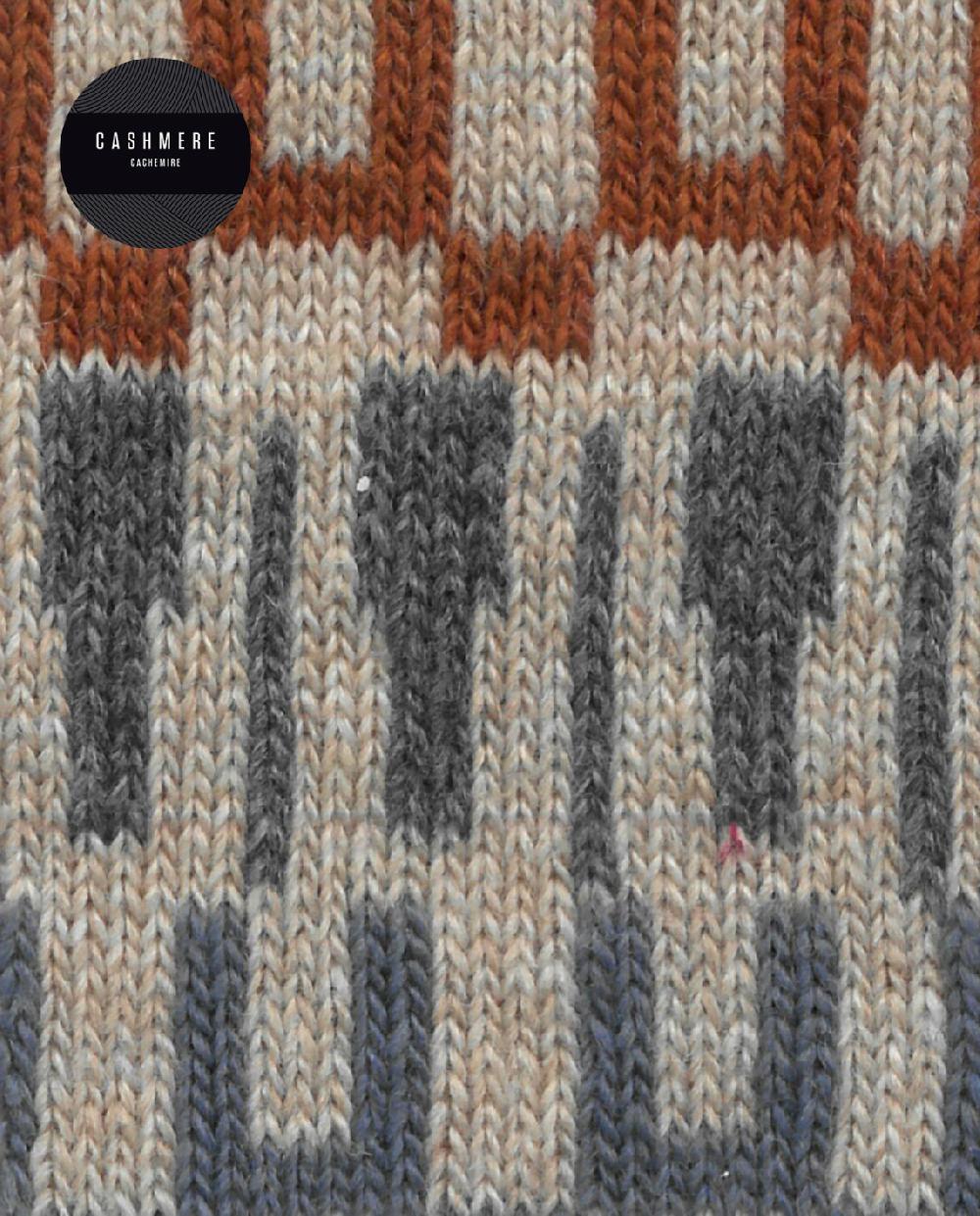 Punto Blanco Calcetines De Cashmere/lana - Cenefa Nórdica