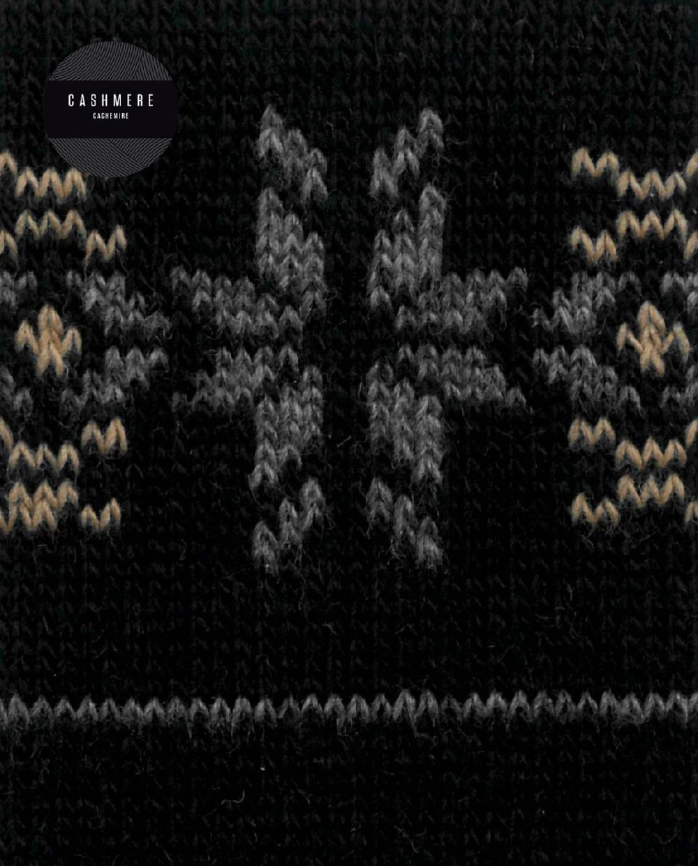 Punto Blanco Calcetines De Cashmere/lana - Cenefa Y Listas