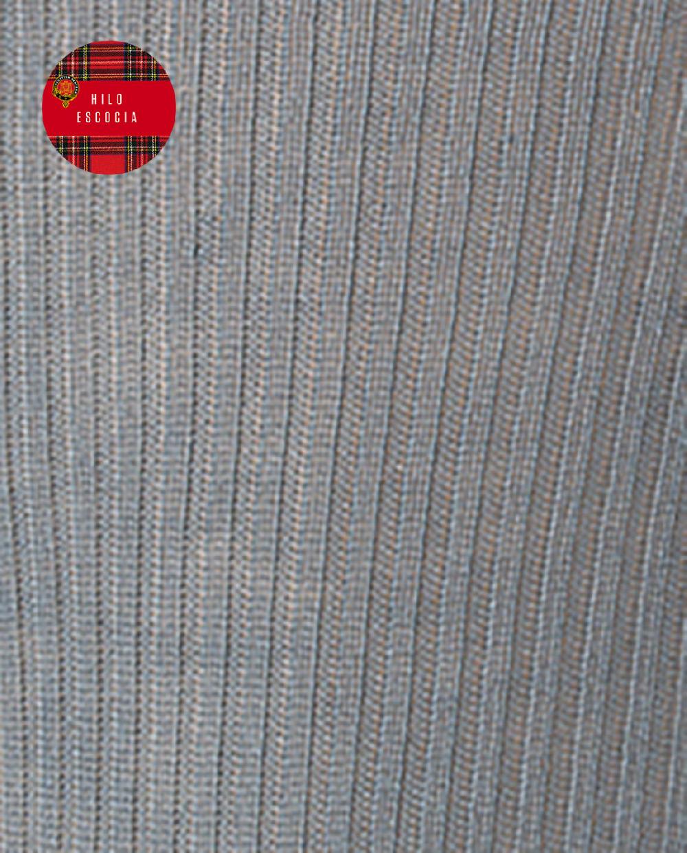 Punto Blanco Calcetines De Hilo De Escocia De Canalé