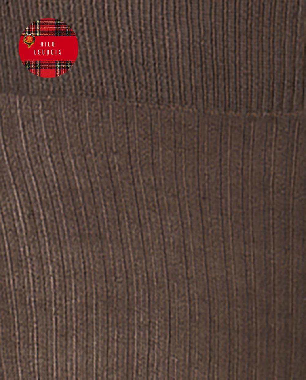 Punto Blanco Calcetines De Hilo De Escocia De Canalé