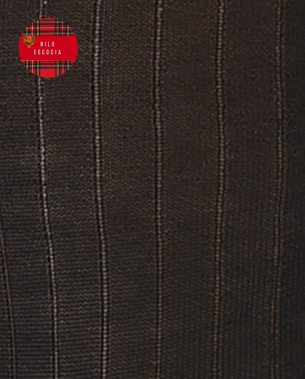 Punto Blanco Calcetines De Hilo De Escocia De Canalé