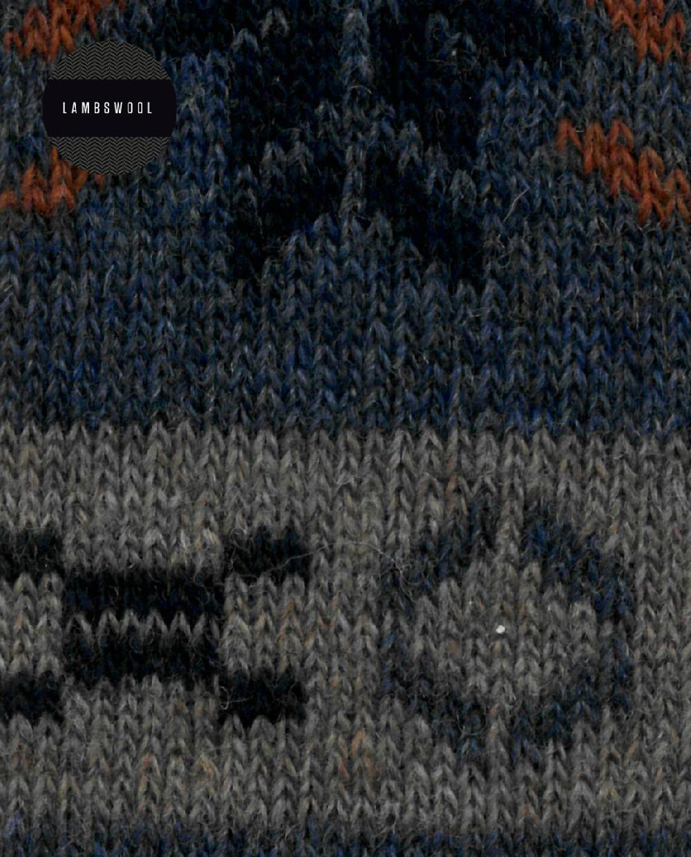 Punto Blanco Calcetines De Lambswool - Cenefa Nórdica