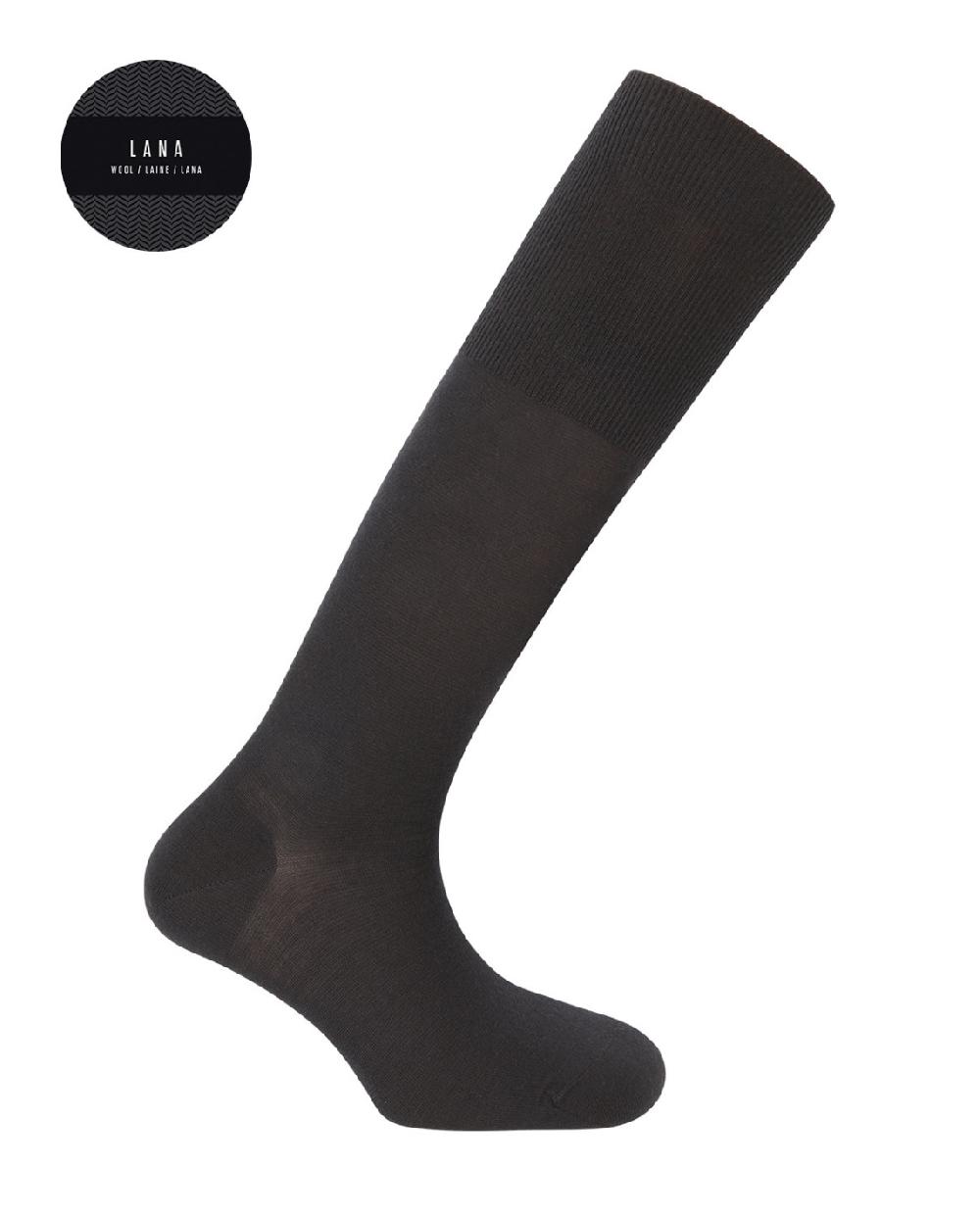 punto blanco Calcetines de lana Super Merino lisos - Elastic