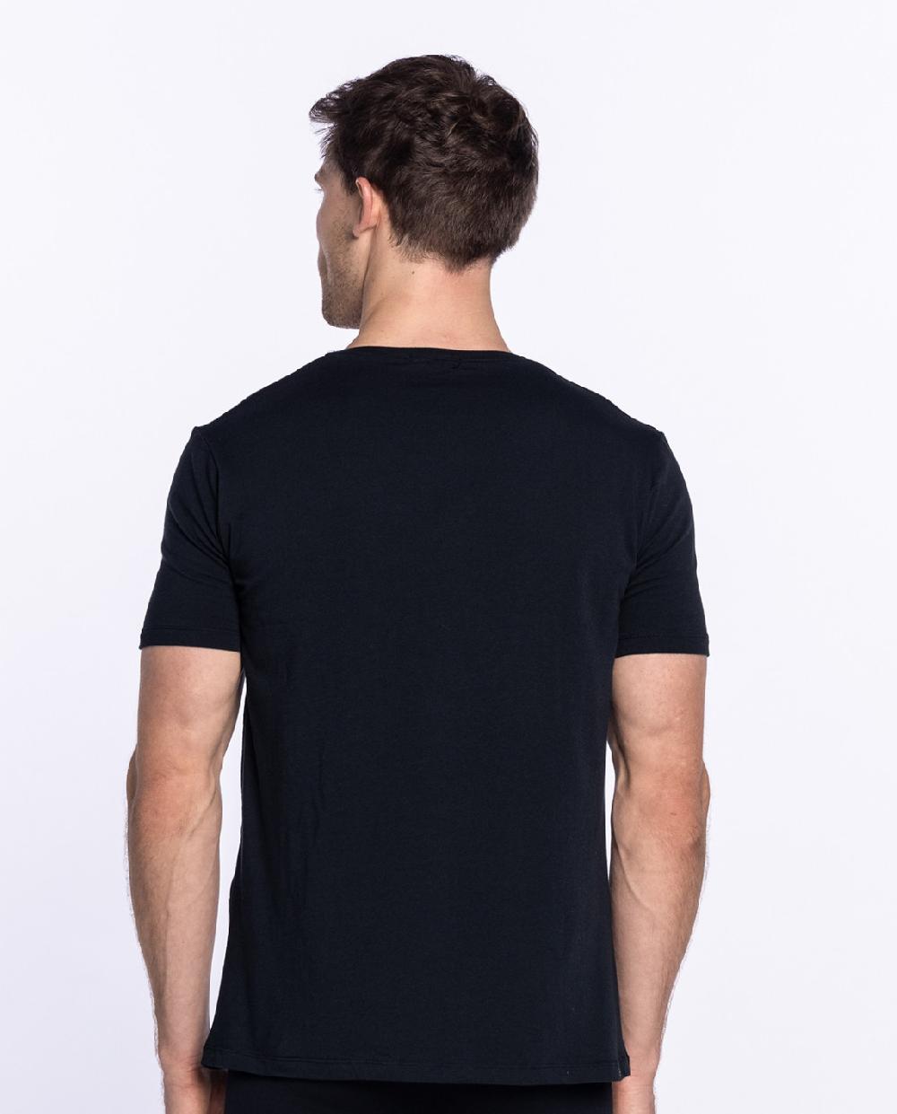 Punto Blanco Camiseta Cuello Pico De Algodón Orgánico Ecologix