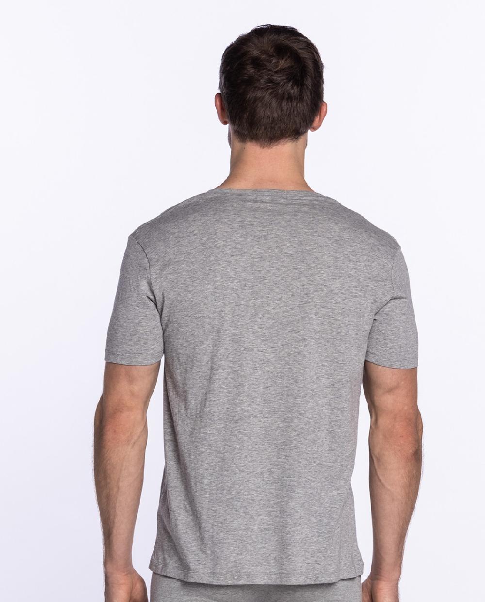Punto Blanco Camiseta Cuello Pico De Algodón Orgánico Ecologix