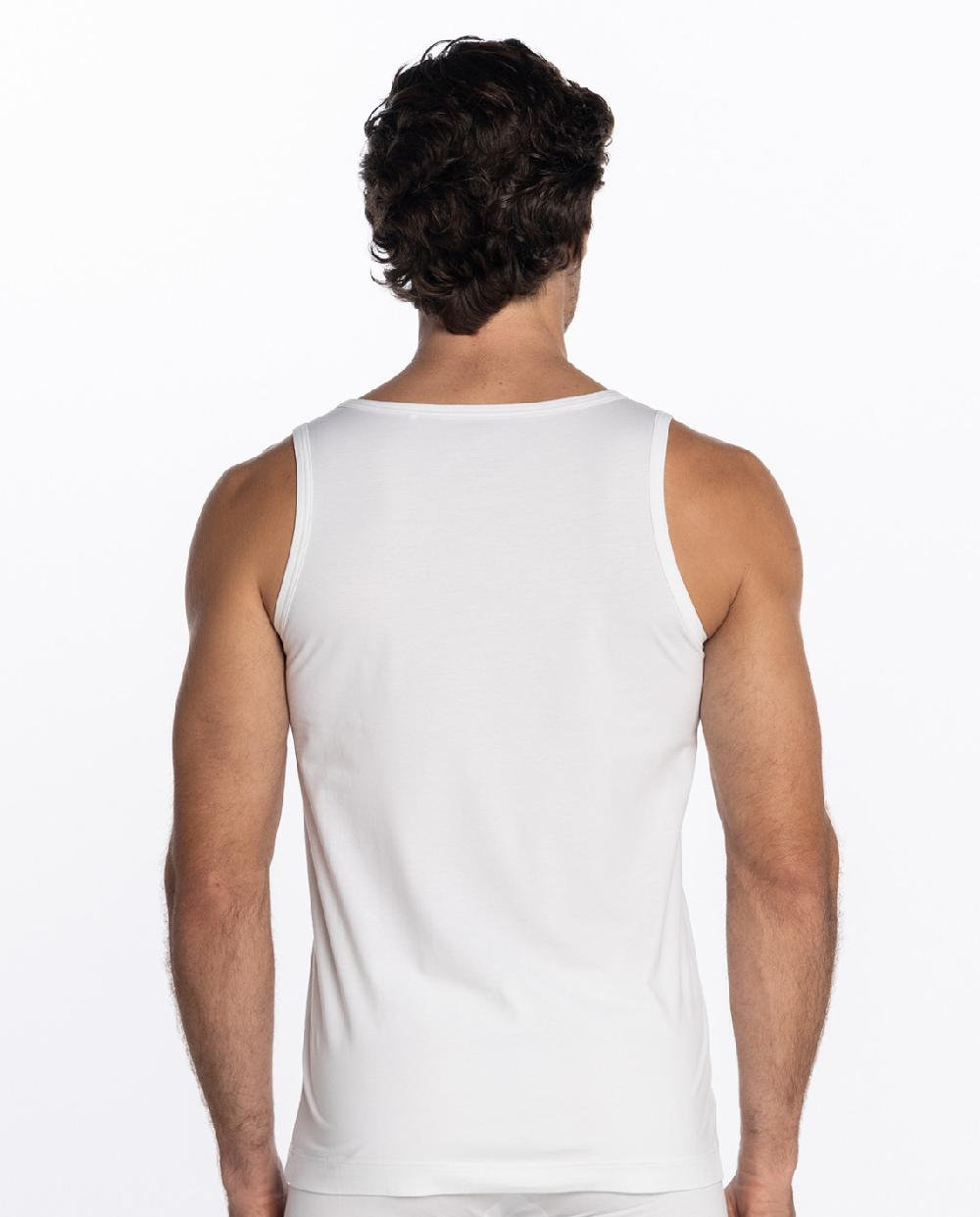 Punto Blanco Camiseta De Algodón De Hilo De Escocia - Luxury