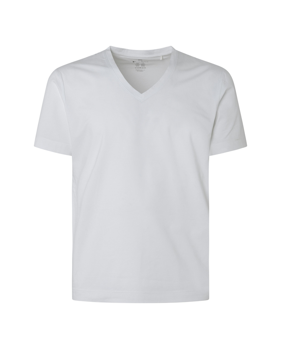 Punto Blanco Camiseta De Algodón De Hilo De Escocia - Luxury