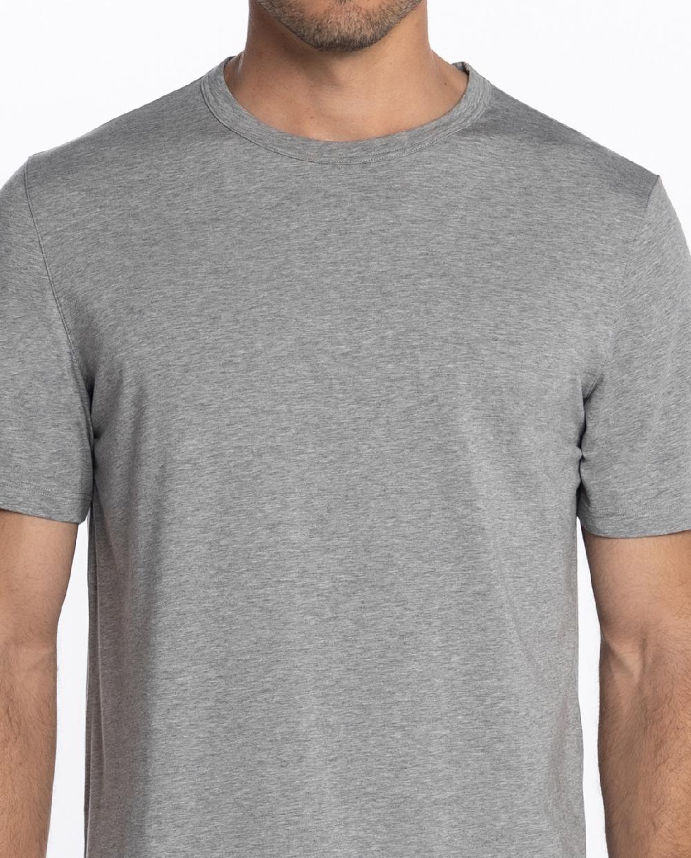 Punto Blanco Camiseta De Algodón Supima Y Micromodal - Luxury