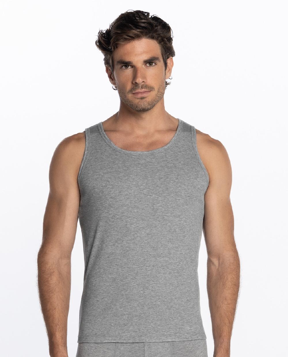 punto blanco Camiseta de algodón supima y micromodal - Luxury