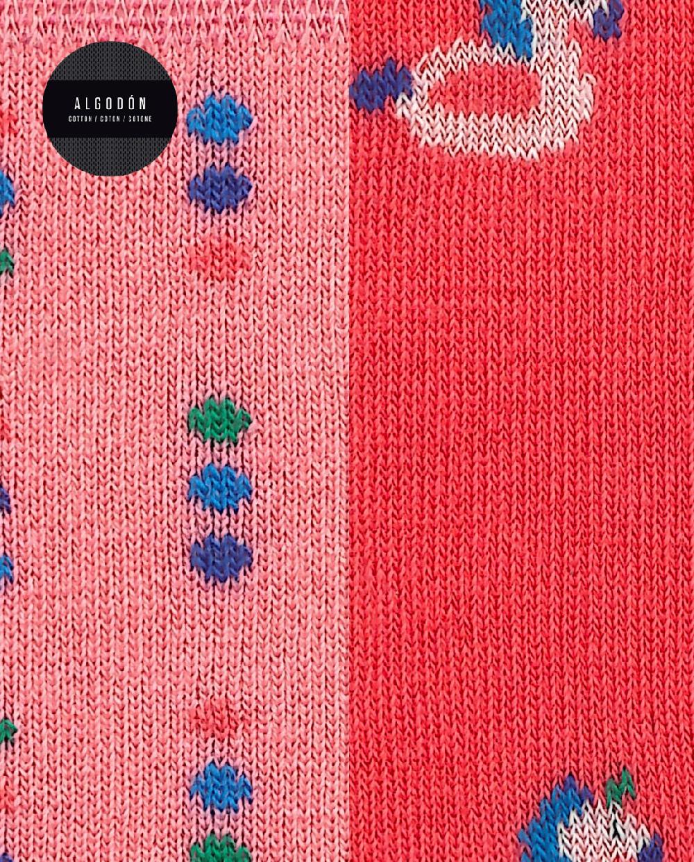 Punto Blanco Pack 2 Pares De Calcetines De Algodón - Fantasía