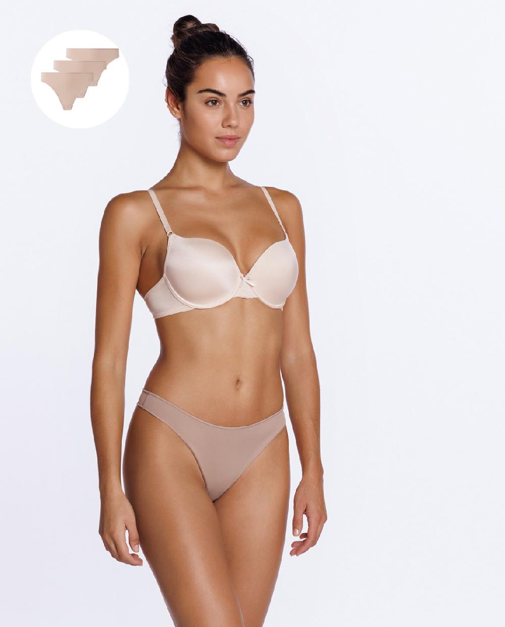 Punto Blanco Pack 3 Tangas Microfibra Undie's Packs