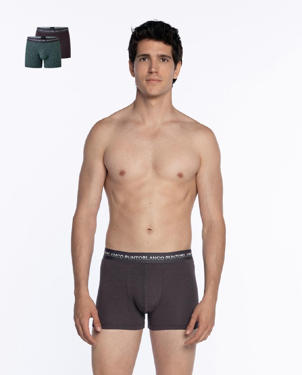 Punto Blanco Pack De 2 Bóxers De Bambú Y Algodón Treetop