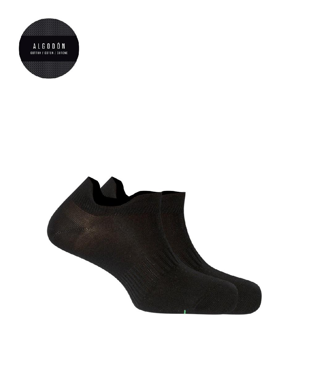 punto blanco Pack de 2 calcetines de algodón con doble lengüeta