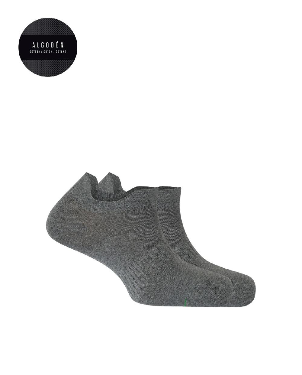 punto blanco Pack de 2 calcetines de algodón con doble lengüeta