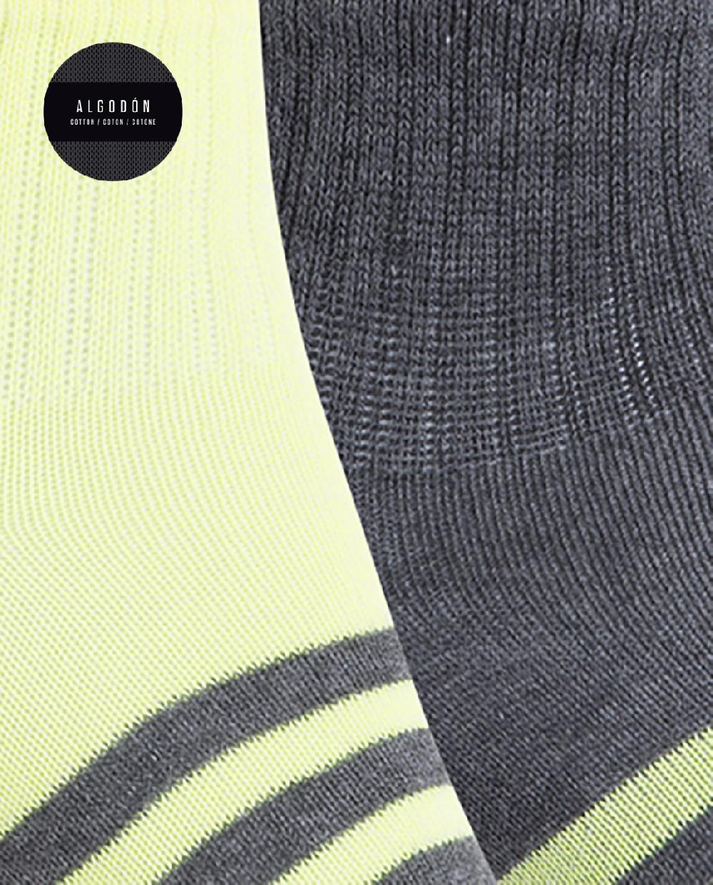 Punto Blanco Pack De 2 Calcetines De Algodón Deportivos - Rayas