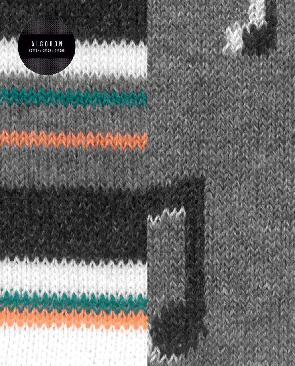 Punto Blanco Pack De 2 Calcetines De Algodón - Notas Musicales Y Rayas