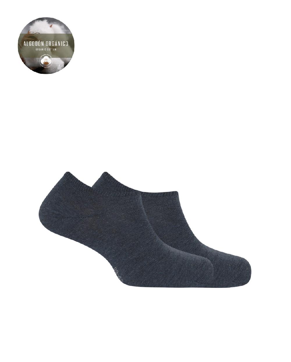 punto blanco Pack de 2 calcetines de algodón orgánico lisos