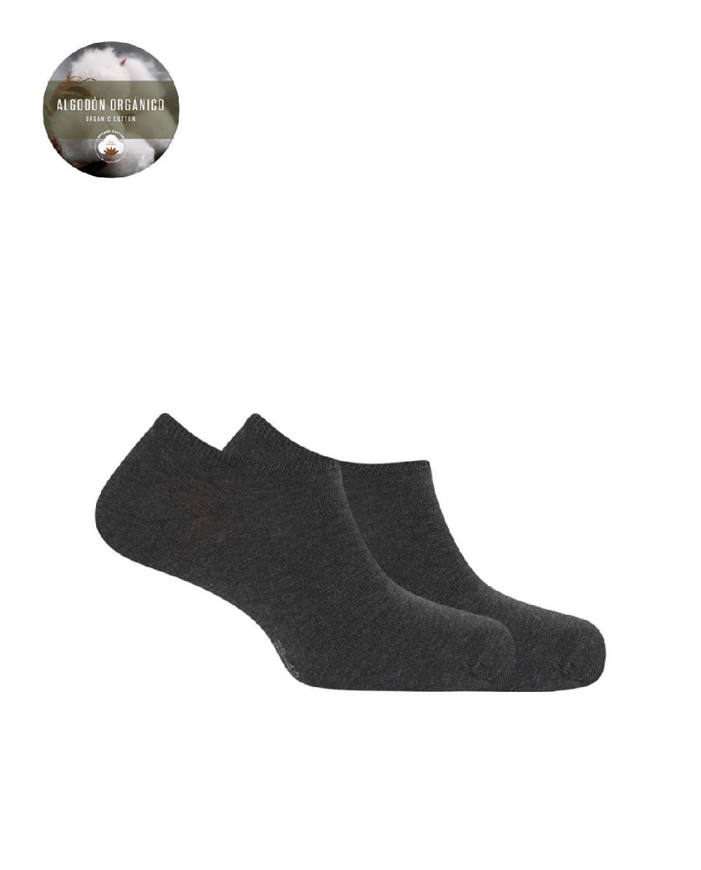 punto blanco Pack de 2 calcetines de algodón orgánico lisos