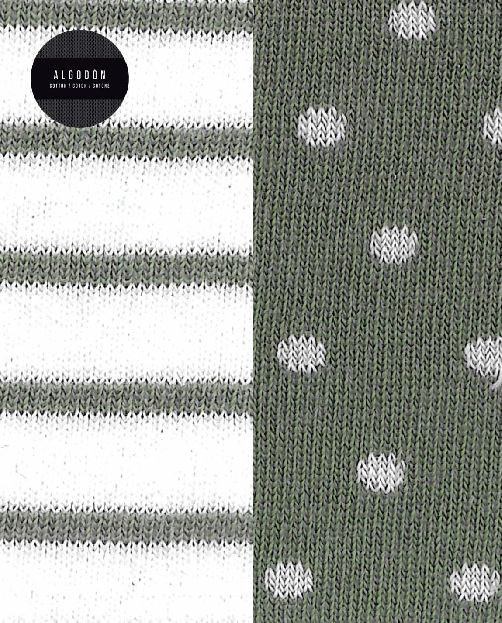 Punto Blanco Pack De 2 Calcetines De Algodón - Rayas Y Lunares