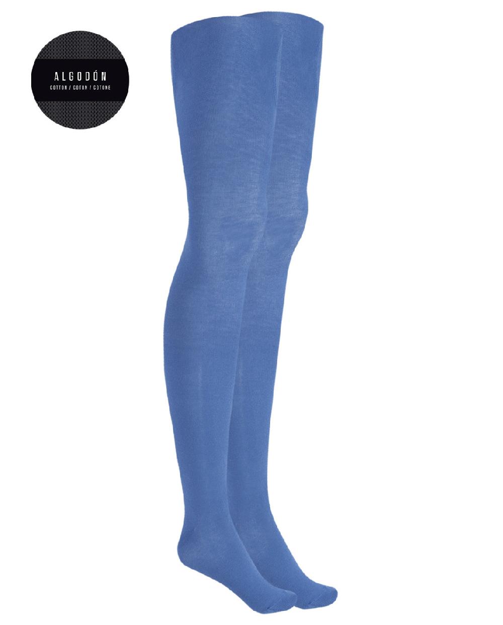 punto blanco Pack de 2 leotardos de algodón lisos - Basix