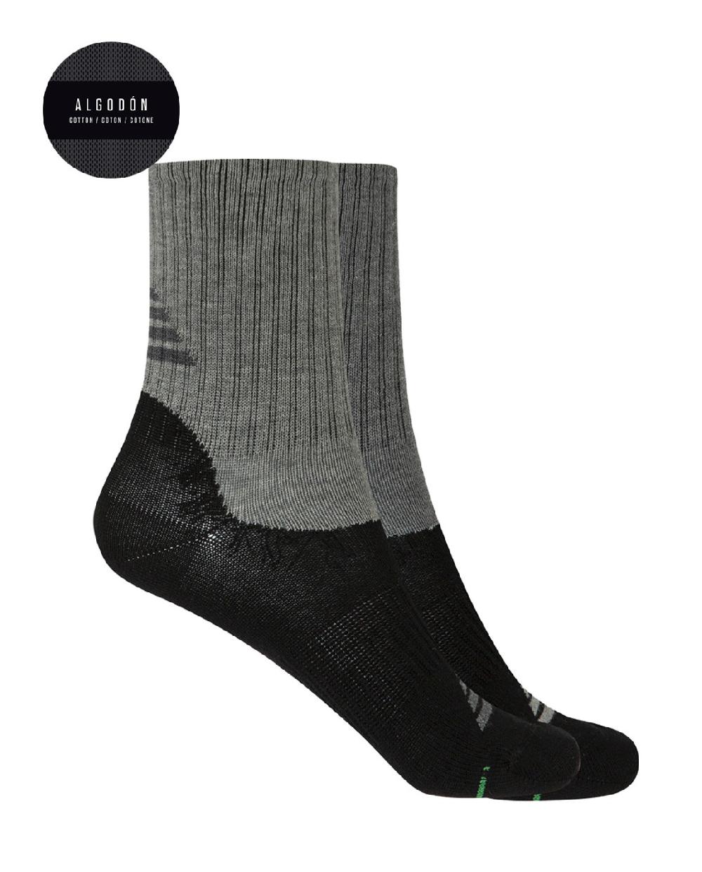 punto blanco Pack de 2 pares de calcetines de algodón - deportivos