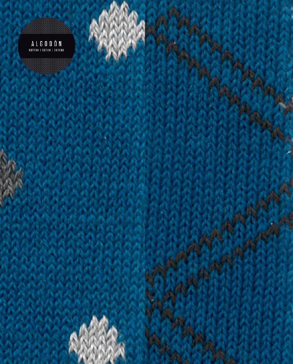 Punto Blanco Pack De 2 Pares De Calcetines De Algodón-fantasía-puño Roulé