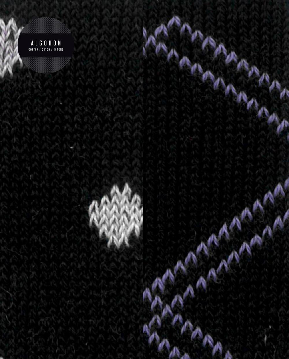 Punto Blanco Pack De 2 Pares De Calcetines De Algodón-fantasía-puño Roulé