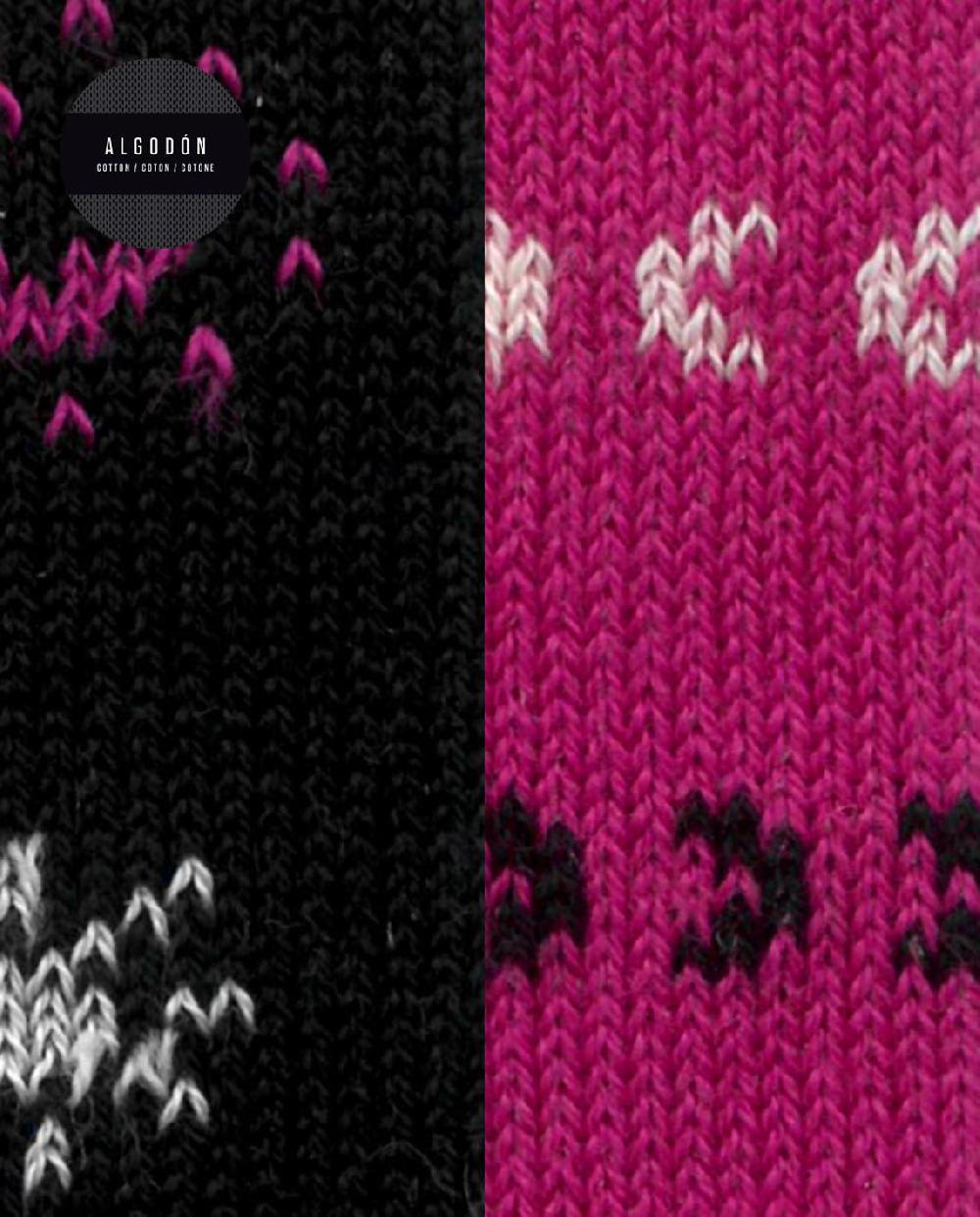 Punto Blanco Pack De 2 Pares De Calcetines De Algodón-fantasía-puño Roulé