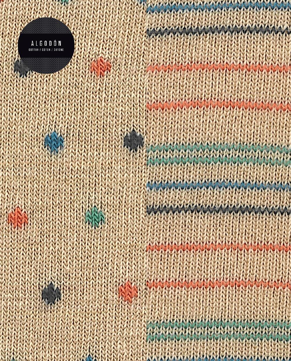 Punto Blanco Pack De 2 Pares De Calcetines De Algodón - Lunares Y Rayas