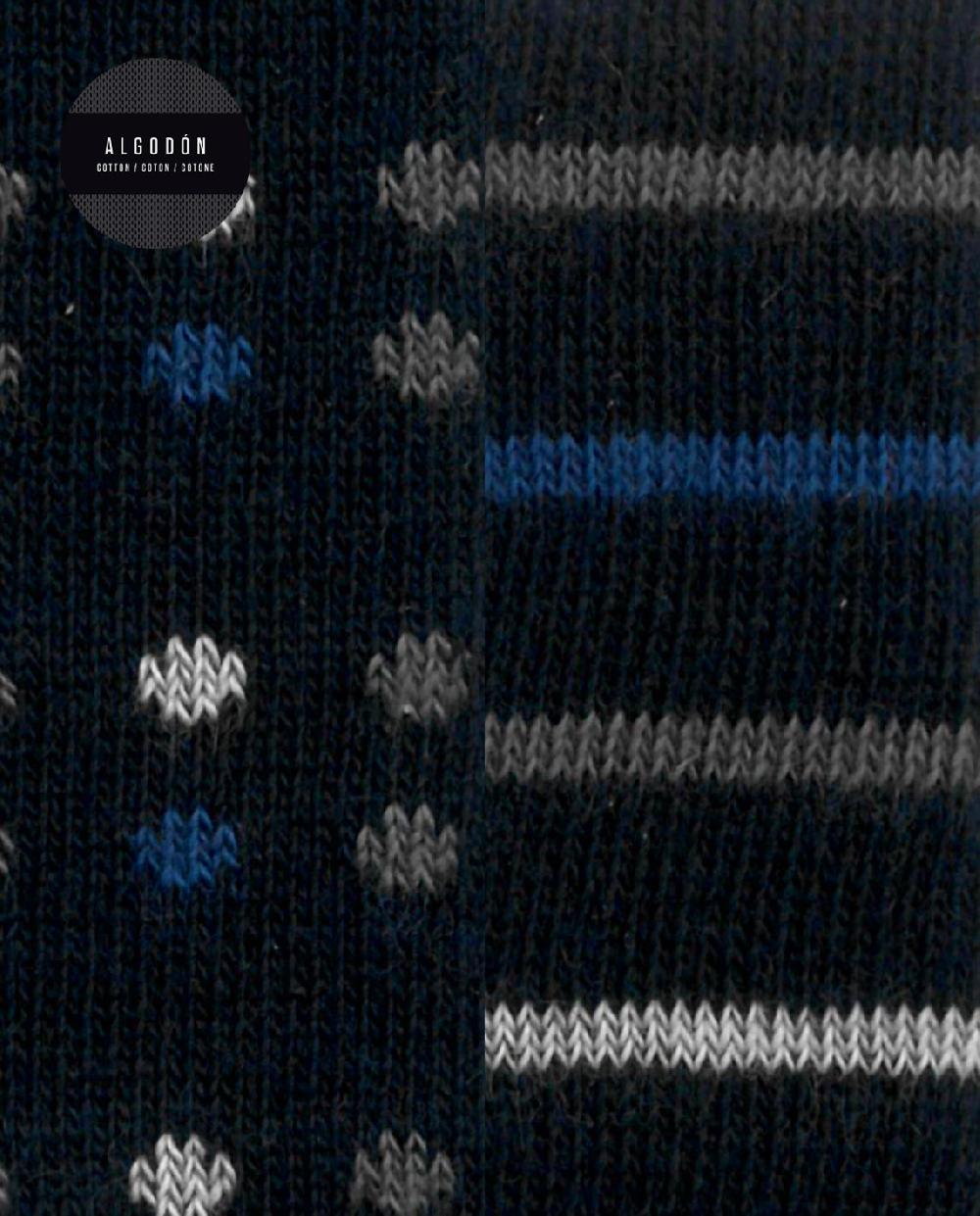 Punto Blanco Pack De 2 Pares De Calcetines De Algodón - Rayas Y Lunares