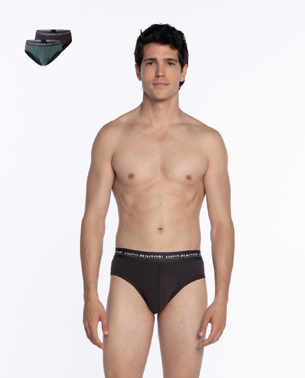 Punto Blanco Pack De 2 Slips De Bambú Y Algodón Treetop