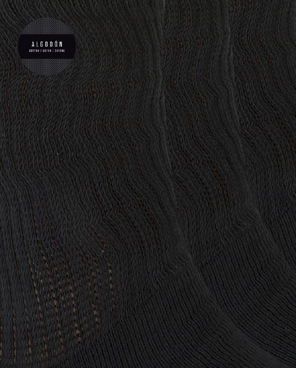 Punto Blanco Pack De 3 Calcetines De Alg Sport Con Puño Americano - Basix