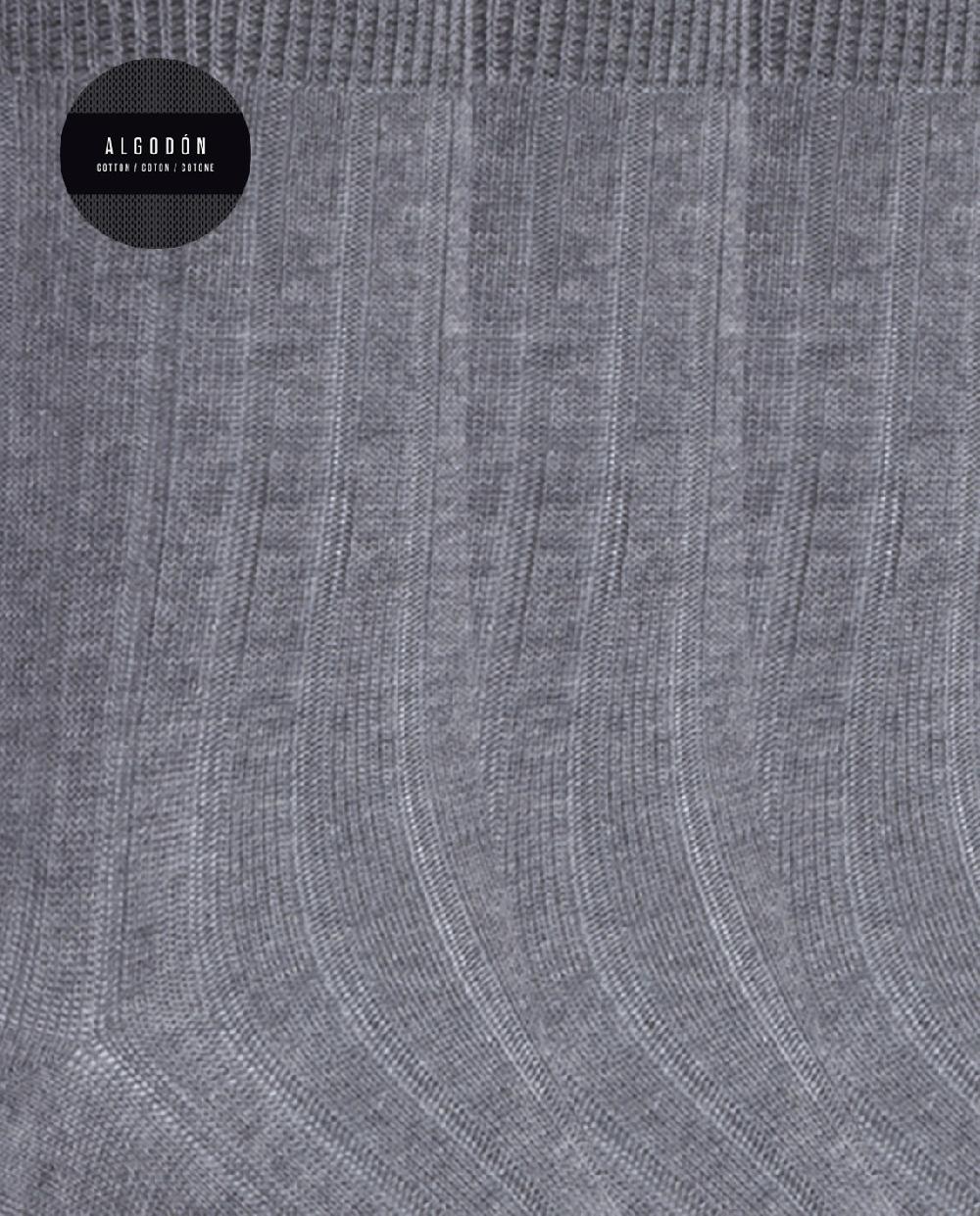 Punto Blanco Pack De 3 Calcetines De Algodón De Canalé - Basix