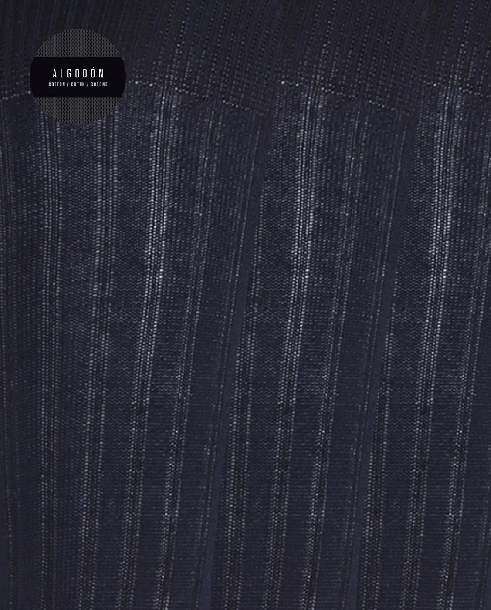 Punto Blanco Pack De 3 Calcetines De Algodón De Canalé - Basix