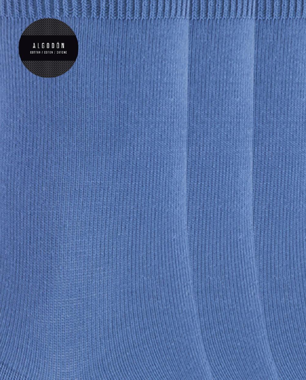 Punto Blanco Pack De 3 Calcetines De Algodón Lisos - Basix