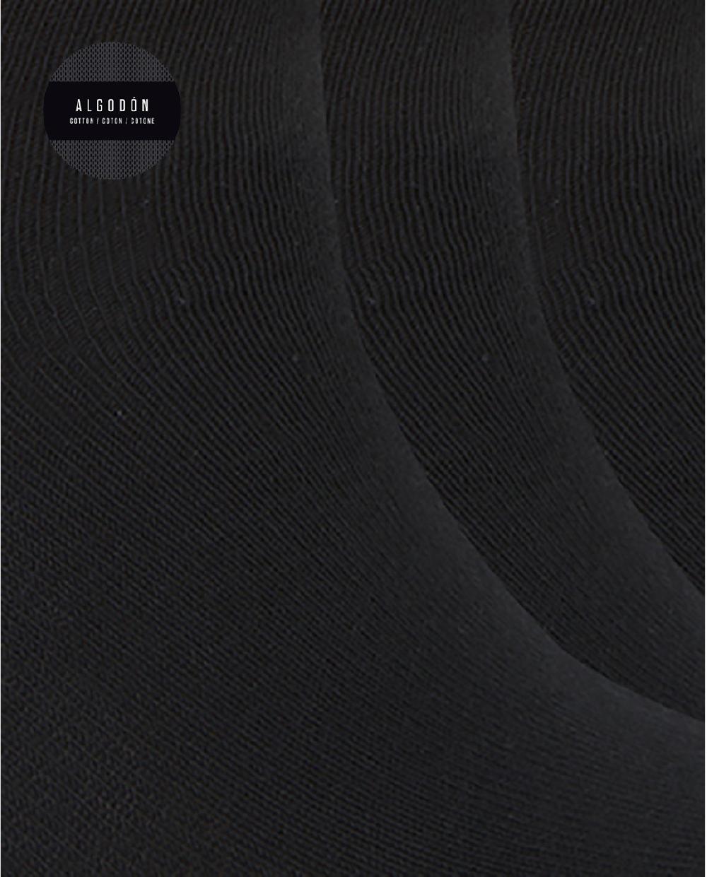 Punto Blanco Pack De 3 Calcetines De Algodón Lisos - Basix