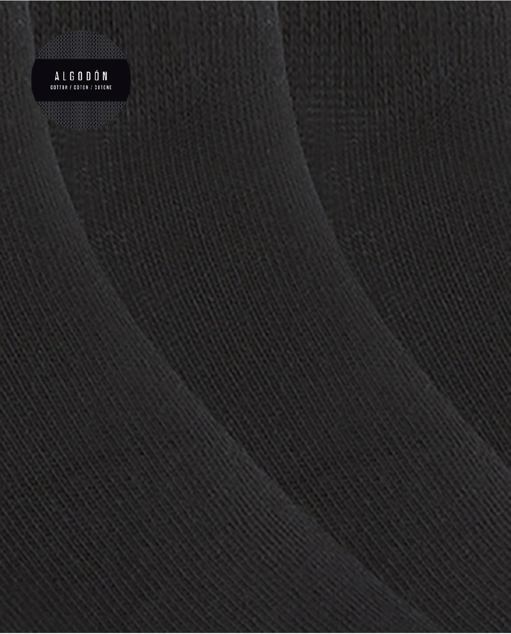 Punto Blanco Pack De 3 Calcetines De Algodón Lisos - Basix