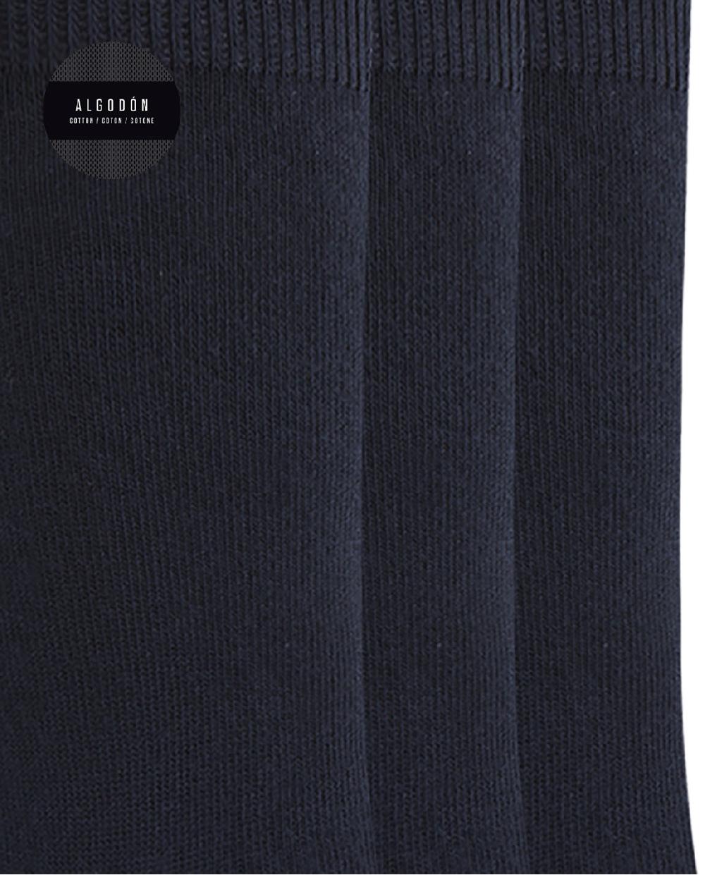 Punto Blanco Pack De 3 Calcetines De Algodón Lisos - Basix