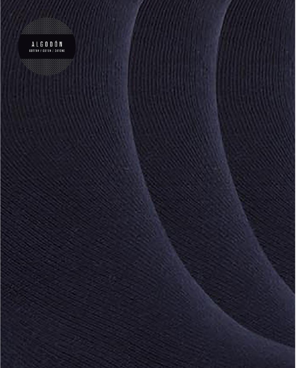 Punto Blanco Pack De 3 Calcetines De Algodón Lisos - Basix