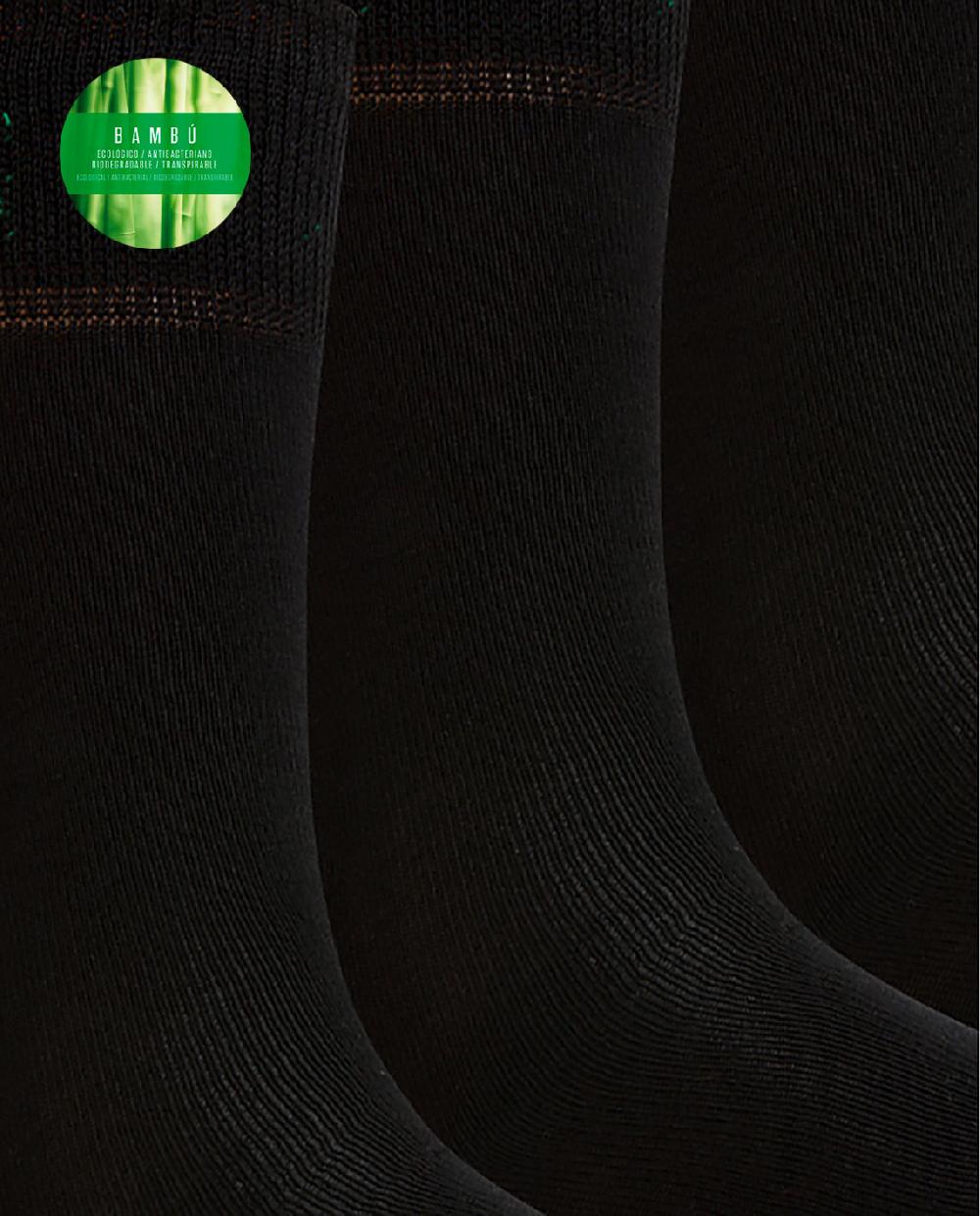 Punto Blanco Pack De 3 Calcetines De Bambú Lisos - Deodorant