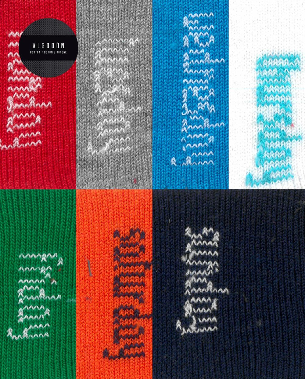 Punto Blanco Pack De 7 Calcetines De Algodón Lisos - Días De La Semana