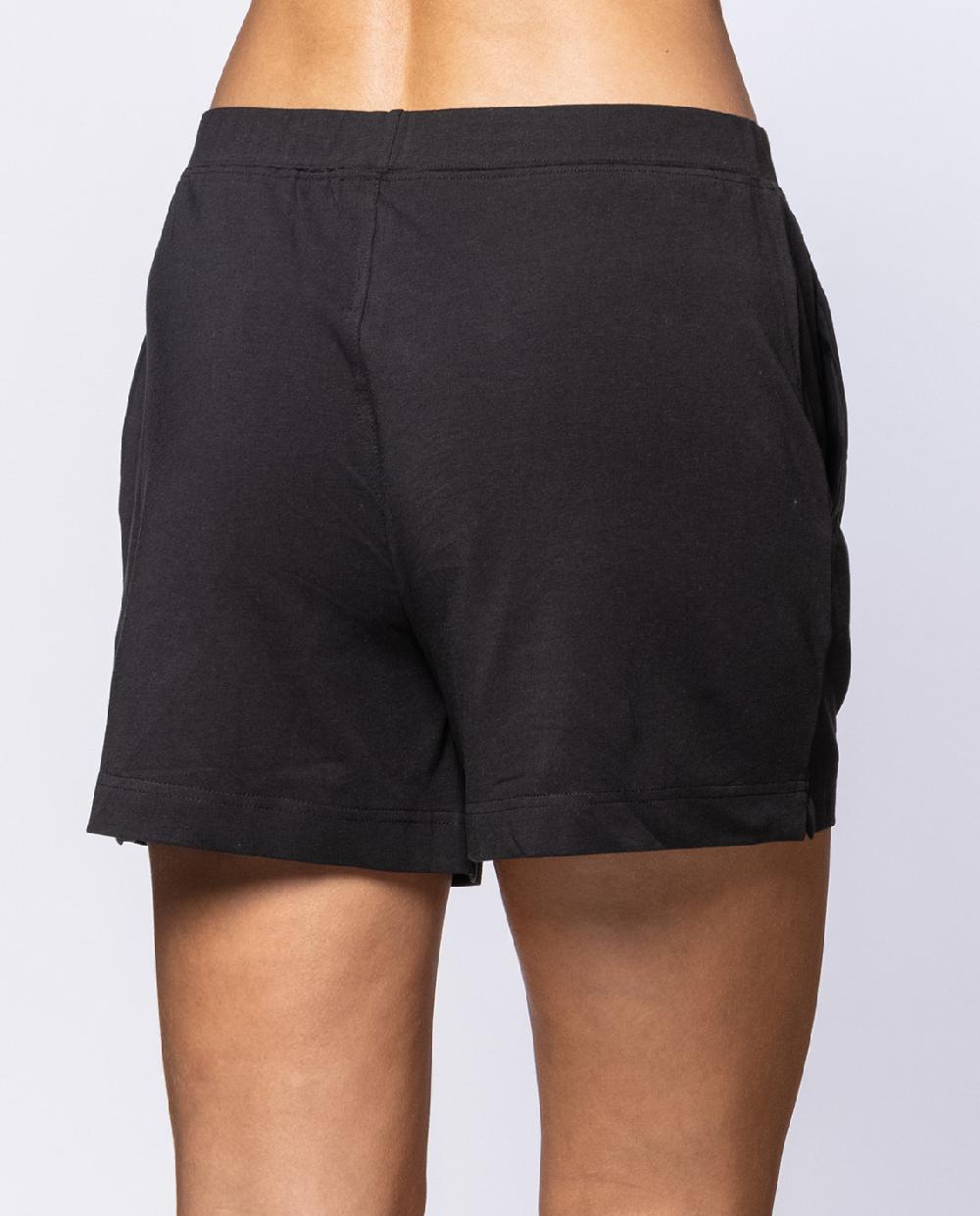 Punto Blanco Pantalón Corto De Algodón Elástico Basix